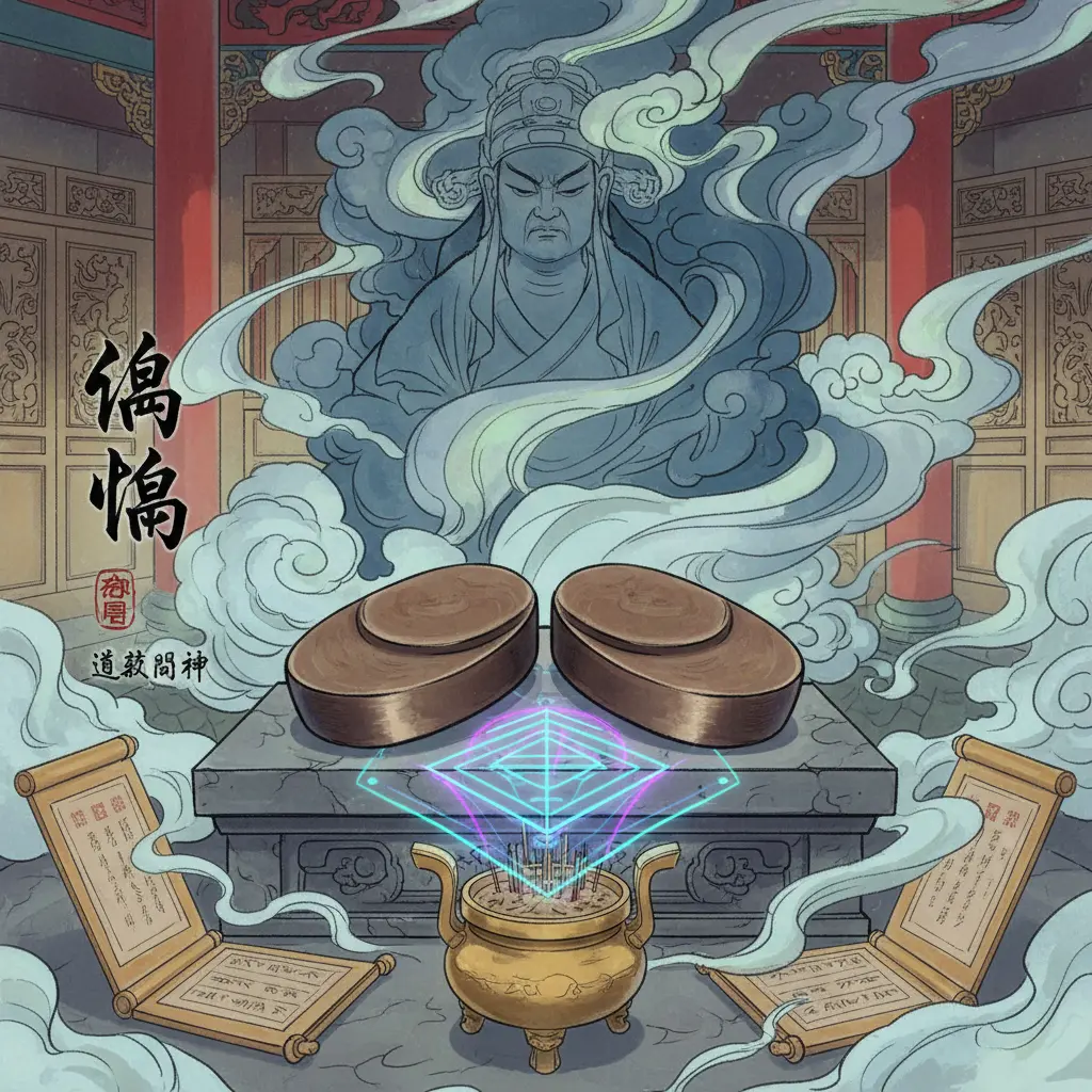 道教問神 - 陰筊