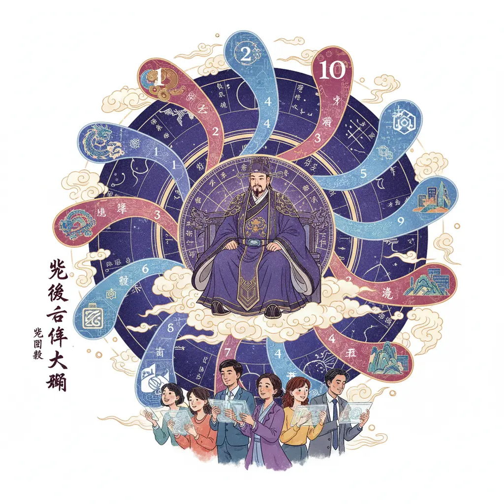 紫微鬥數 - 紫微十年大運