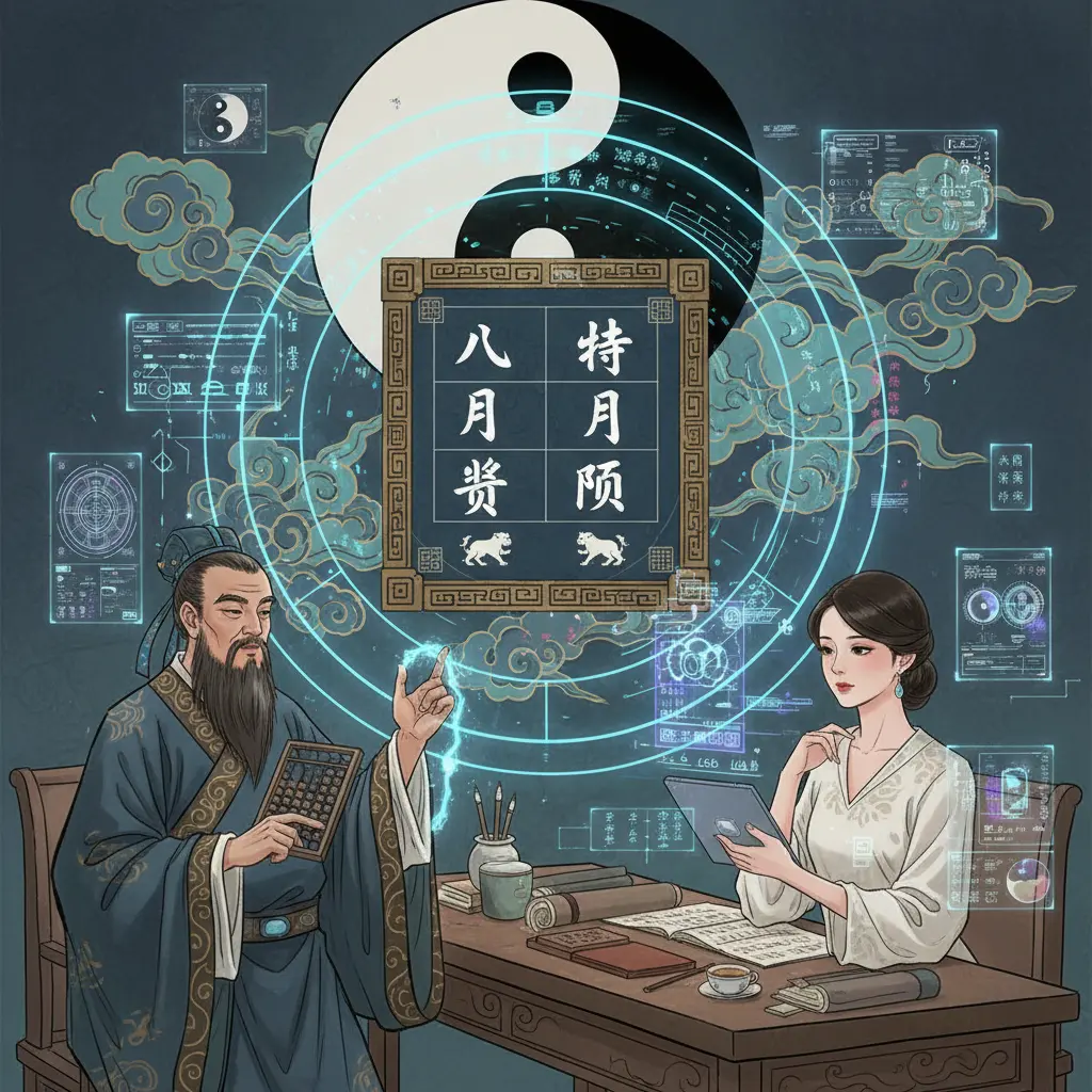 命理批算 - 八字命盤