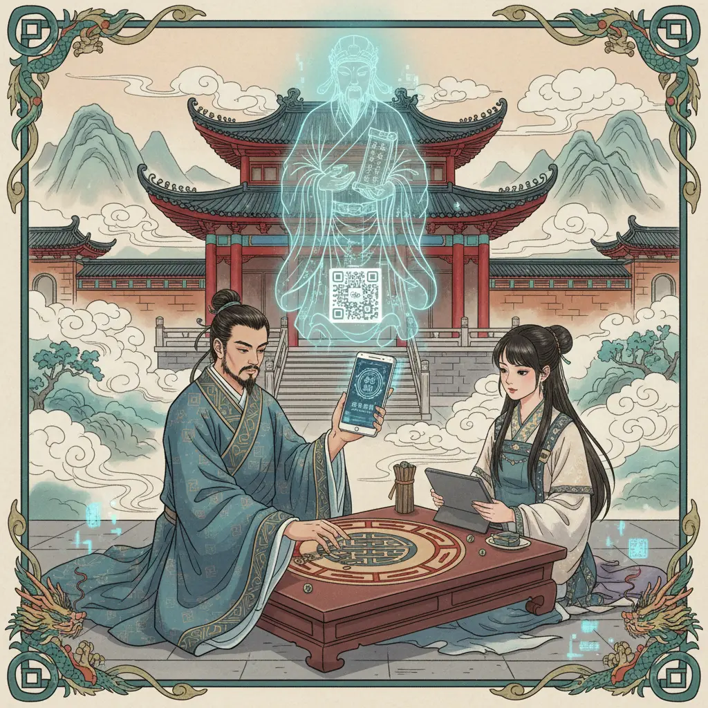 道教問神 - 占卜