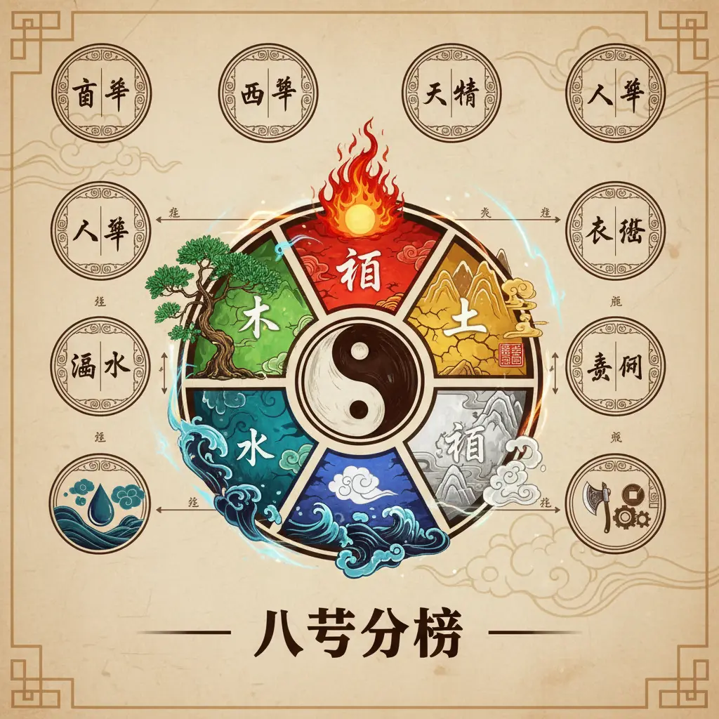 八字分析 - 五行