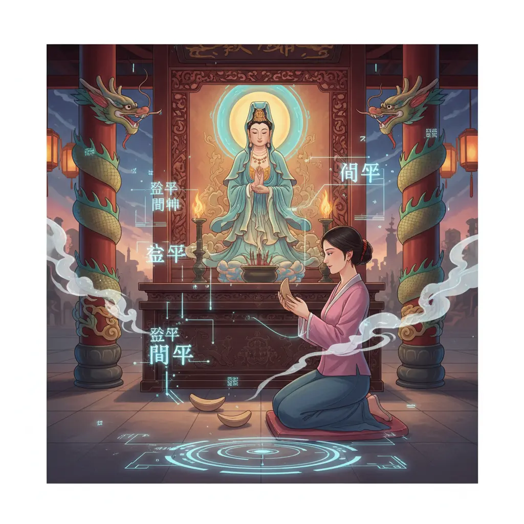 道教問神 - 擲筊