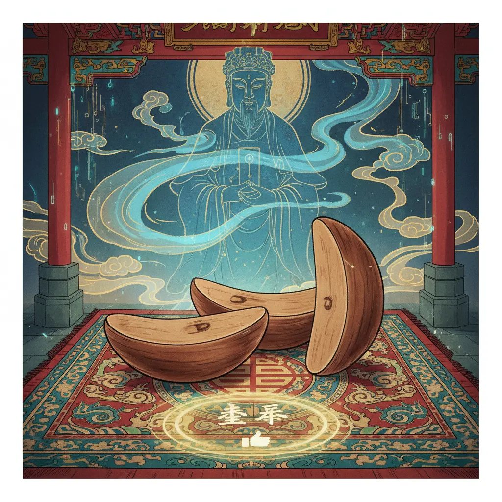 道教問神 - 筊杯