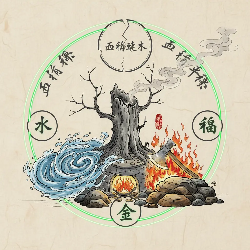 五行平衡 - 五行缺木