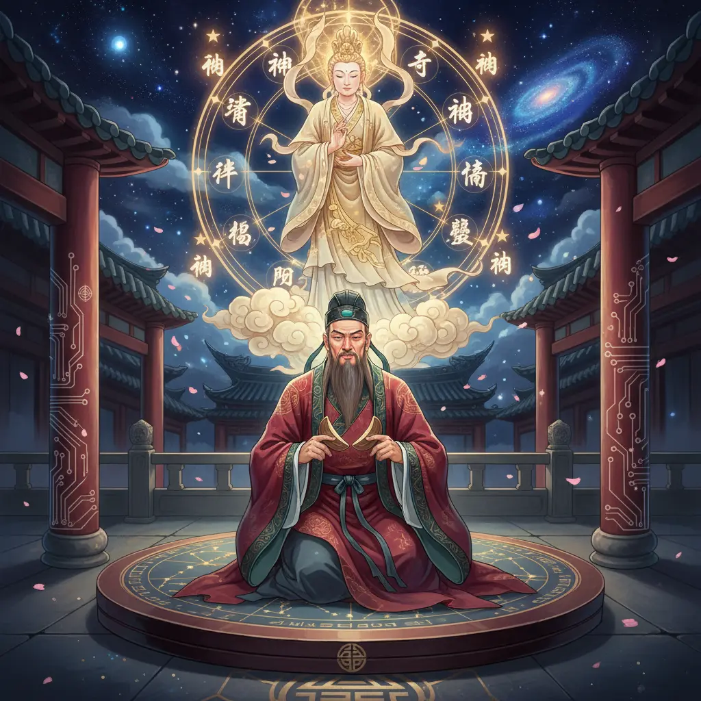 紫微鬥數 - 擲筊請神